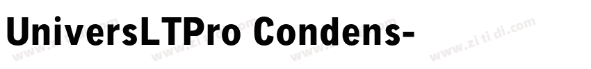 UniversLTPro Condens字体转换